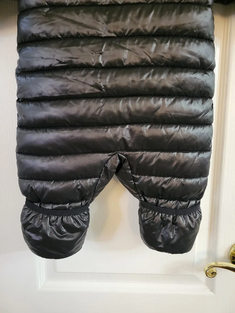 Nike Baby Midweight Water Resistant Puffer Hooded Snowsuit Black 6M